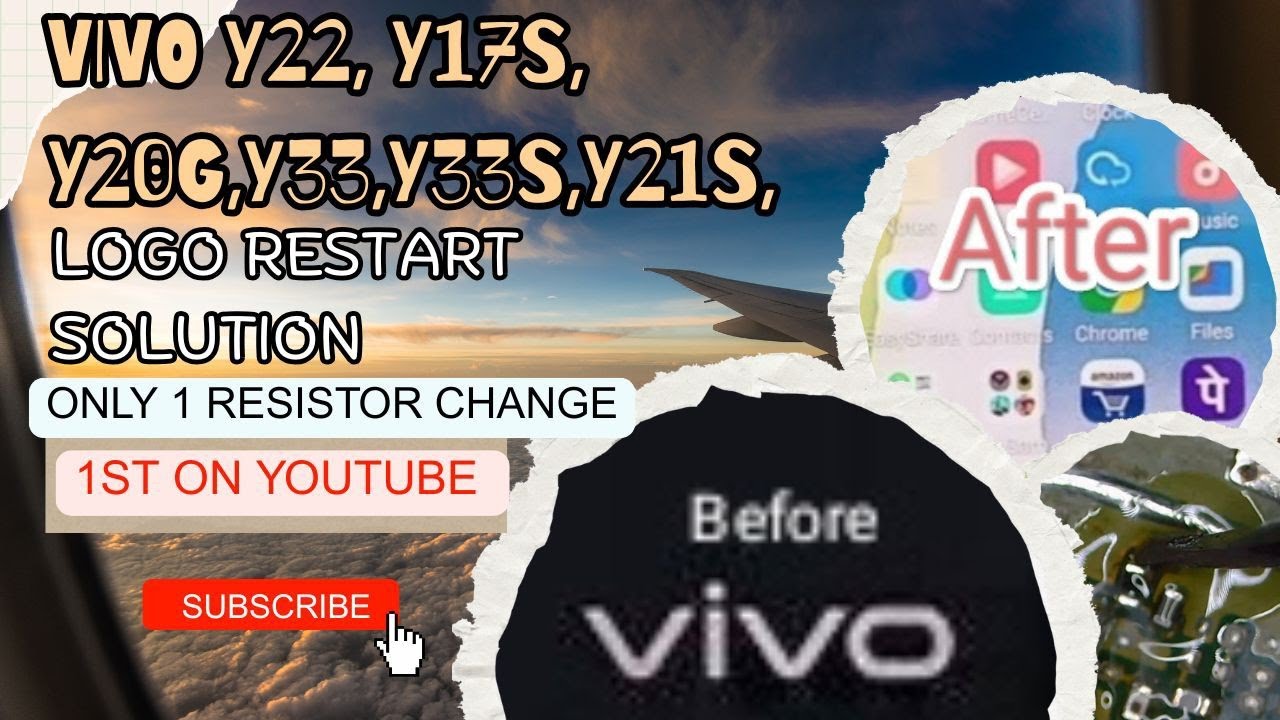 Vivo Y22 / Y17s Logo Restart Problem Solution | Water Damage | Mobile Repairing Tutorial