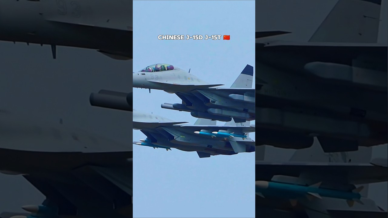 J-15D & J-15T 🇨🇳 Chinese Twin Engine Carrier Based Multirole Electronic Warfare Fighter Jet