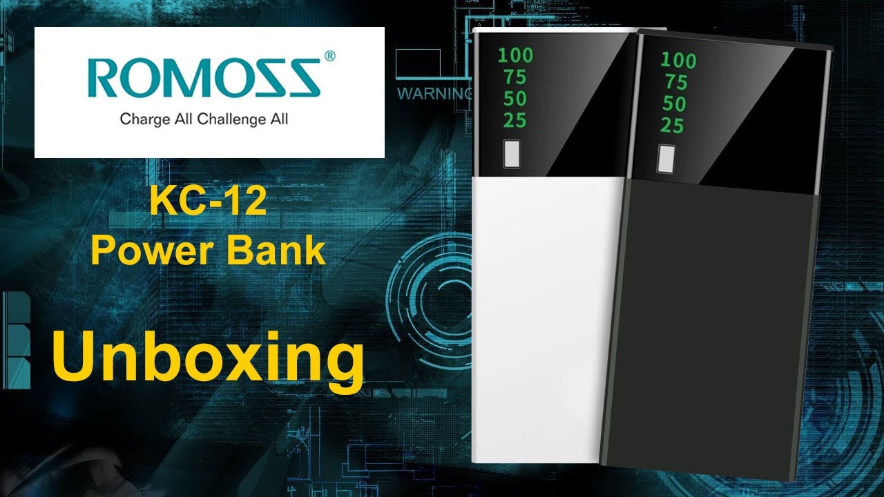 Romoss KC12 Power Bank Unboxing
