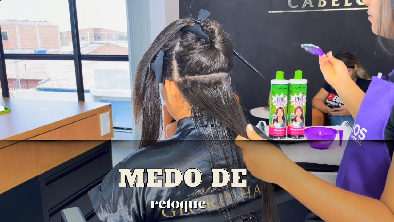 CUIDADO NA HORA DE RETOCAR A RAIZ - COMO DEIXAR UM CABELO LISO NATURAL SEM USAR FORMOL
