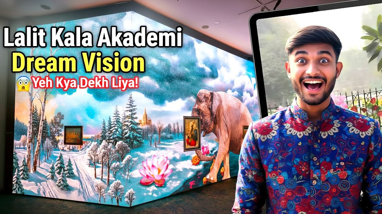 Lalit Kala Akademi: Jidhar Sapne Sach Hote Hain! ✨ | Dream Vision Vlog