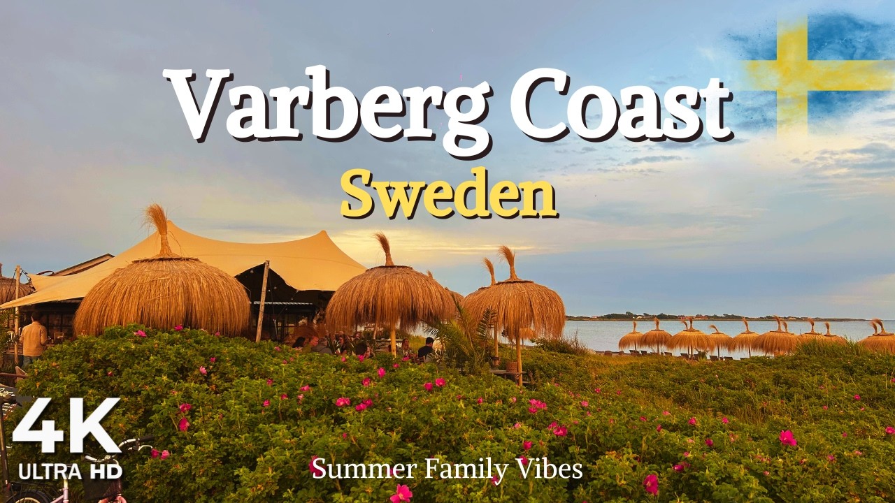 A Relaxing Summer Walk Along Varberg Coast | Sweden’s Hidden Seaside Escape