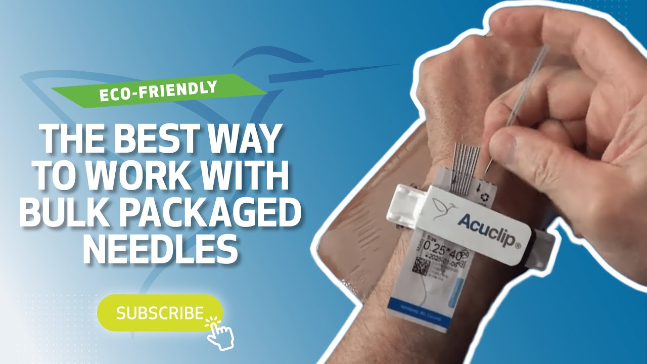 The Most Efficient Way to Work with Bulk Acupuncture Needles - The Acufast Needle Wrist Launcher