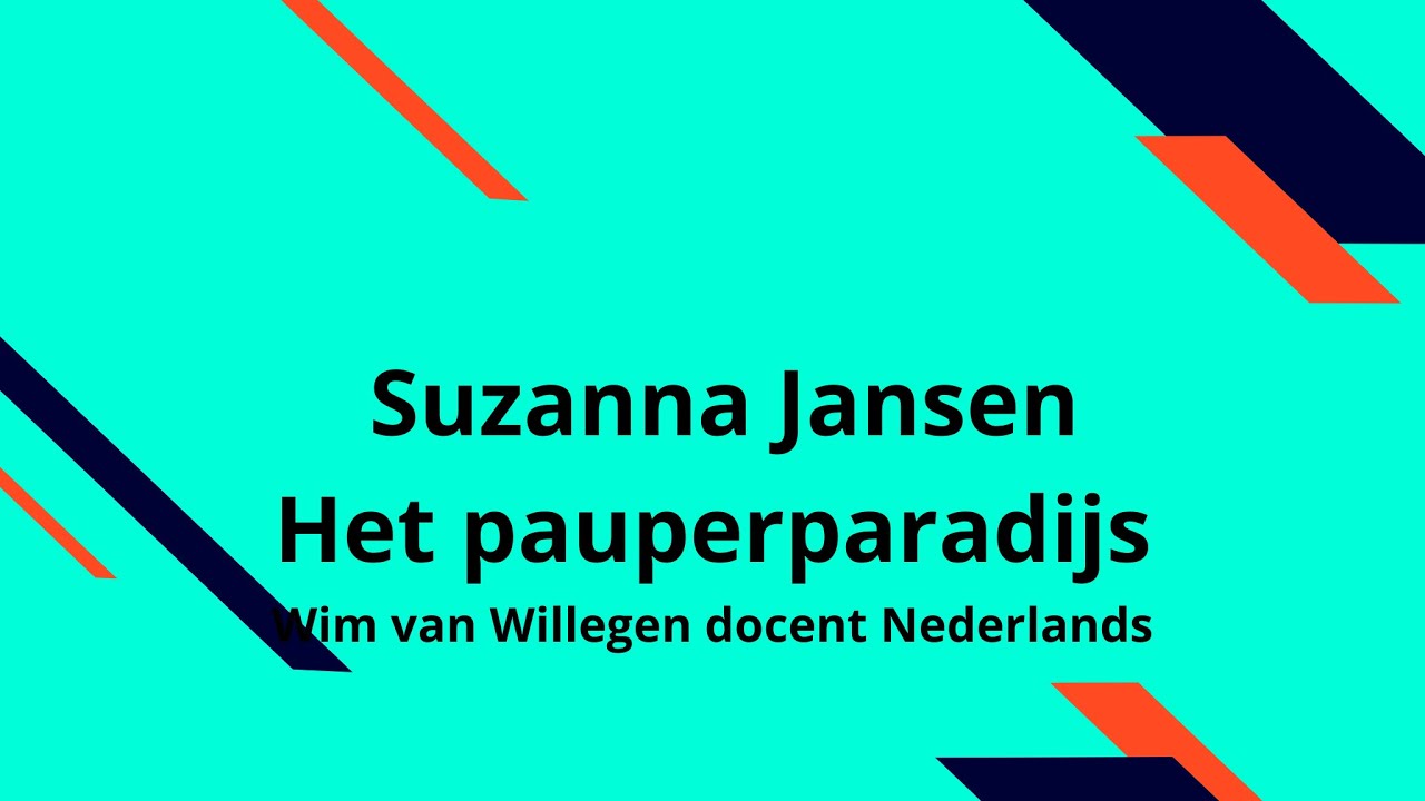 Suzanna Jansen - Het pauperparadijs. Een familiegeschiedenis.