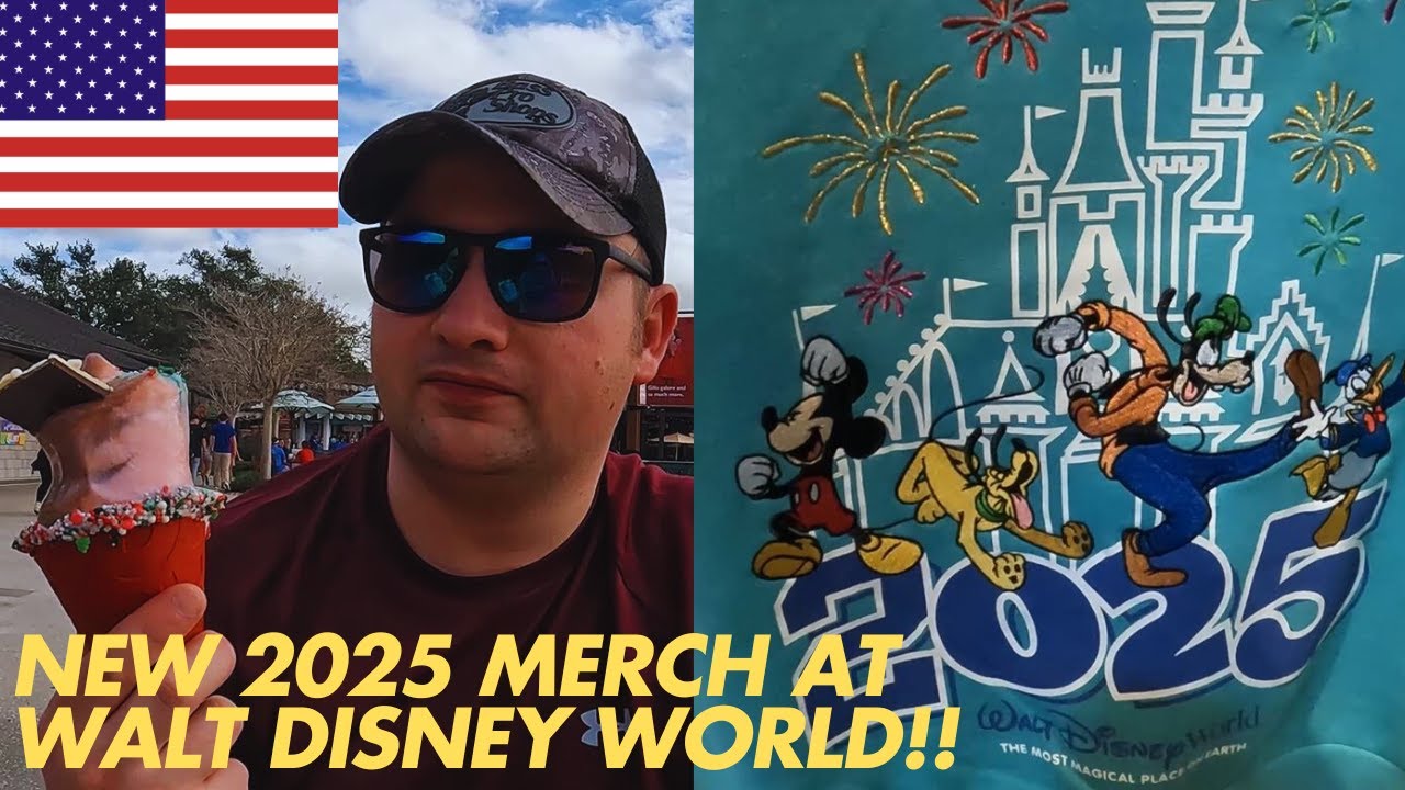 NEW Walt Disney World 2025 Merch | Disney Springs | Florida Vlogs