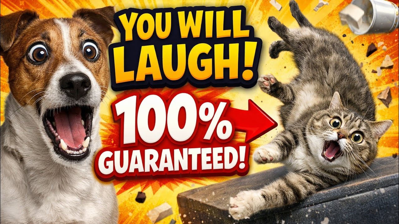 ✅ Try Not To Laugh 😂 Funny Cats & Dogs Animals 2026 | Ultimate Pet Chaos!