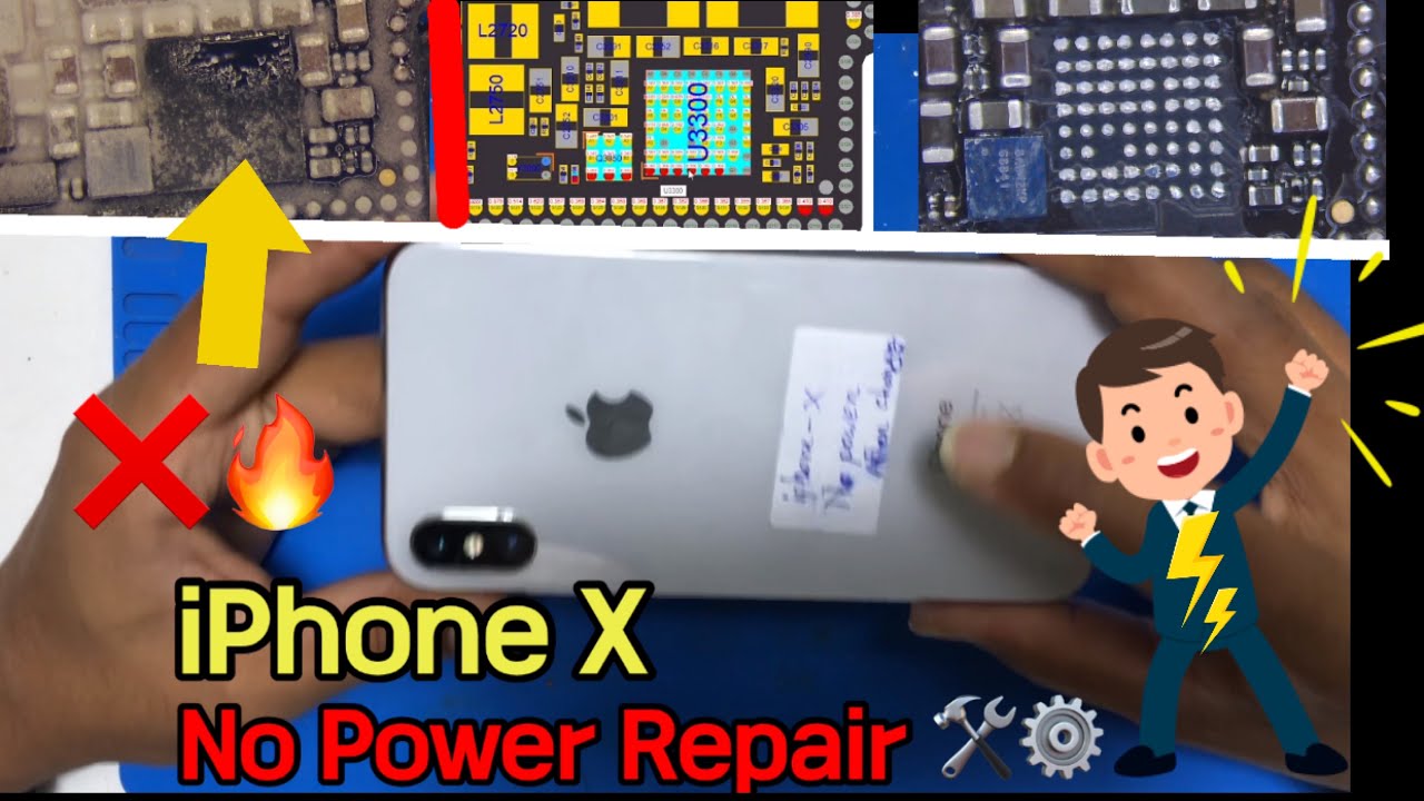 iPhone X No Power , Not Charging repair.Overheating🔥
