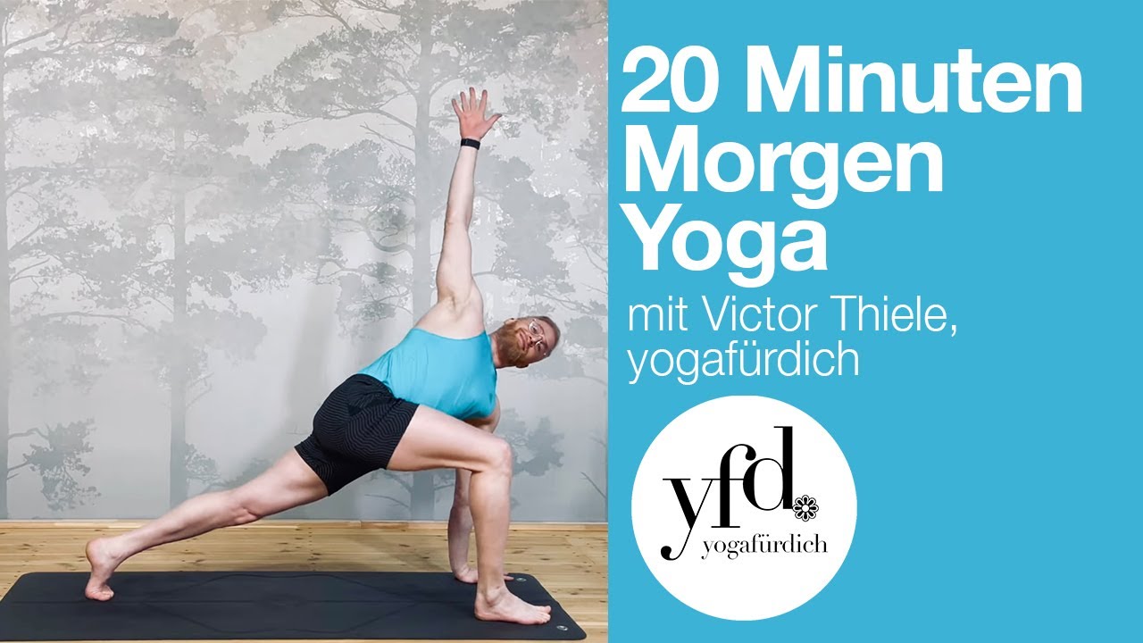 Morgen Praxis: 20 Minuten Power Vinyasa Flow Yoga mit Victor Thiele #morgenyoga #vinyasa