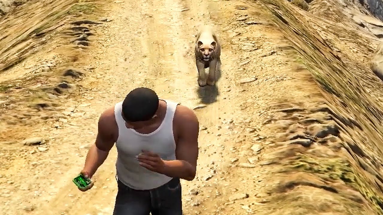 Taking A Picture Of A Cougar - A GTA 5 Challenge - DarkViperAU