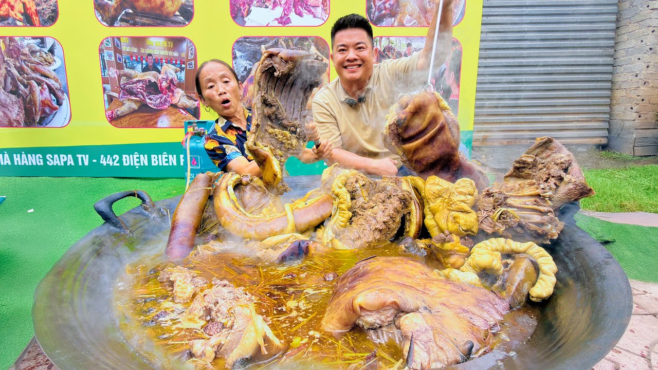 SAPA TV | C&Ugrave;NG B&Agrave; T&Acirc;N VLOG NẤU NỒI THẮNG CỐ SI&Ecirc;U TO KHỔNG LỒ TẠI LỄ HỘI TR&Aacute;I C&Acirc;Y BẮC NINH 2025