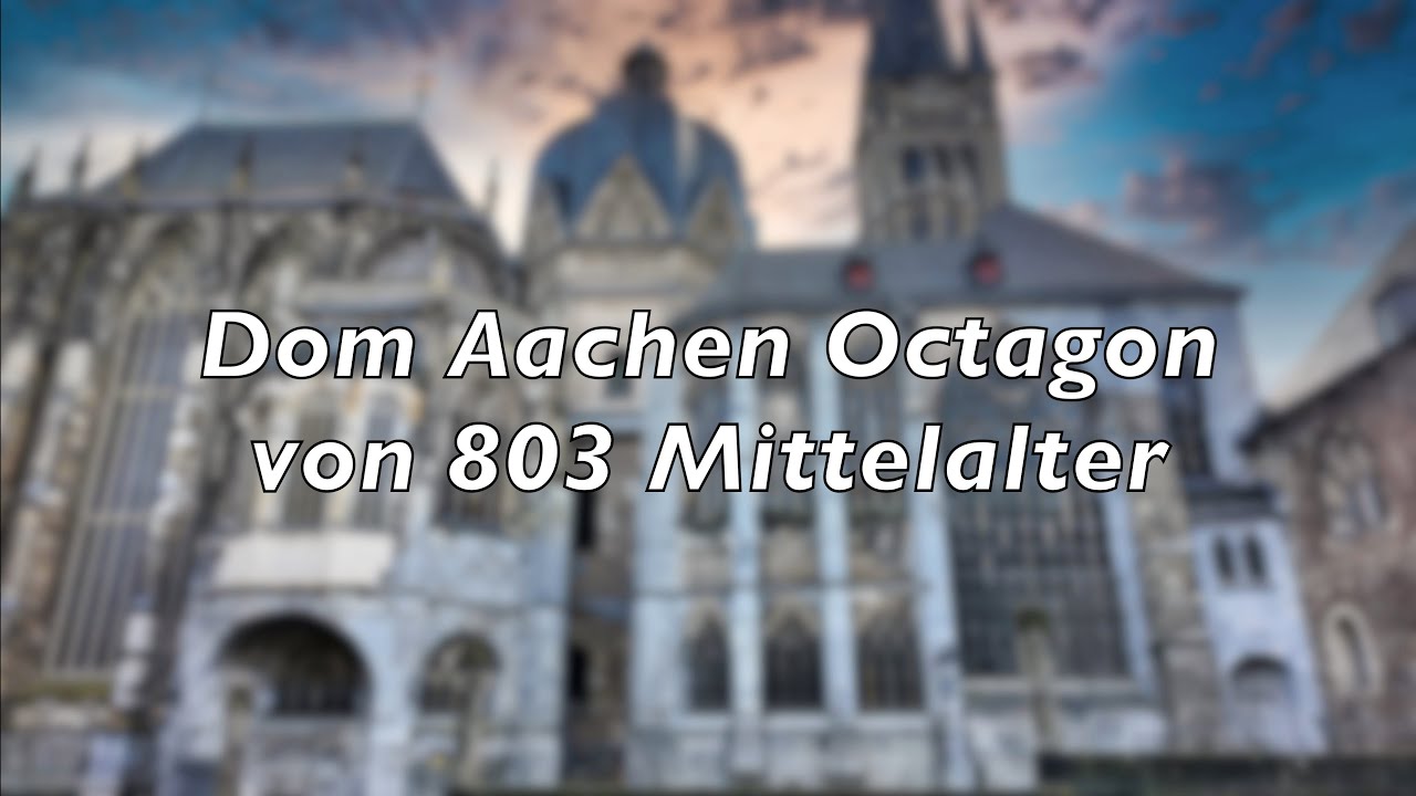 Cathedral Dom Aachen Germany  DJI Pocket 3 Indoor Octagon Kaiserpfalz von 802 Mittelalter Cinematic