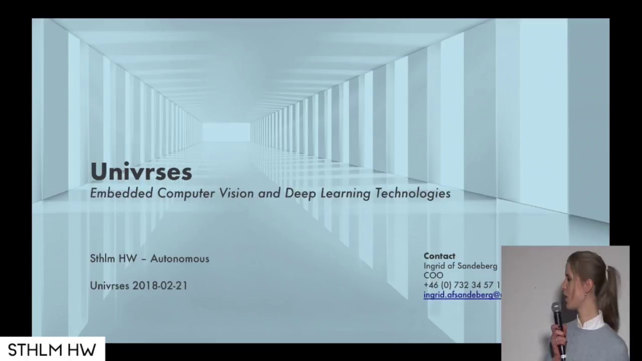 "Computer Vision and Deep Learning Technologies" by Ingrid af Sandeberg of Univrses