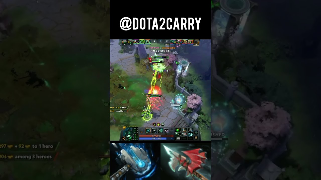 TOPSON Rampage Outworld Destroyer #shorts #dota #dota2