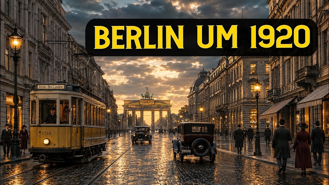 Eine Tour durch Berlin um 1920 (K.I. Rekonstruktion)