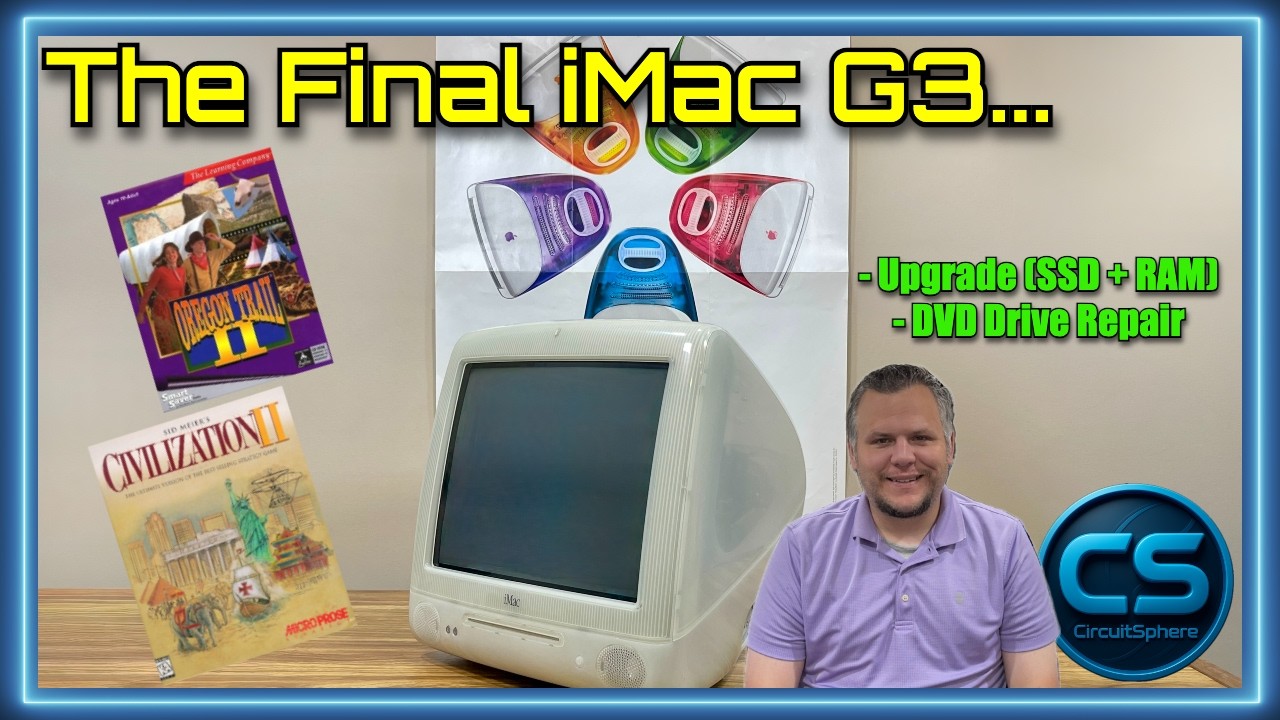 Restoring Apple’s Final iMac G3: The Snow Edition Deep Dive