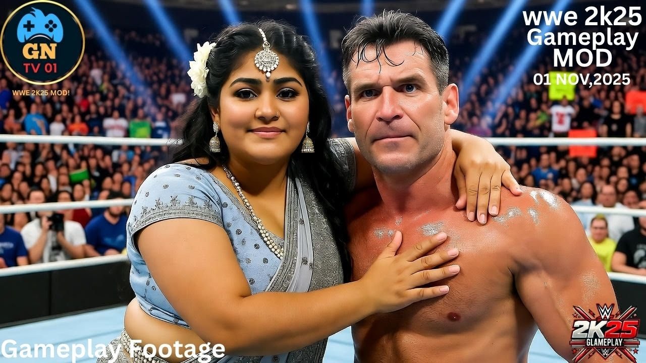 WWE 2K25 — Лекс Люгер против индийской дивы Миры Дас | Геймплей межгендерного матча | 2 ноября 20...