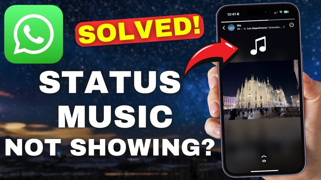 Как исправить неработающую музыку в статусе WhatsApp (2025)