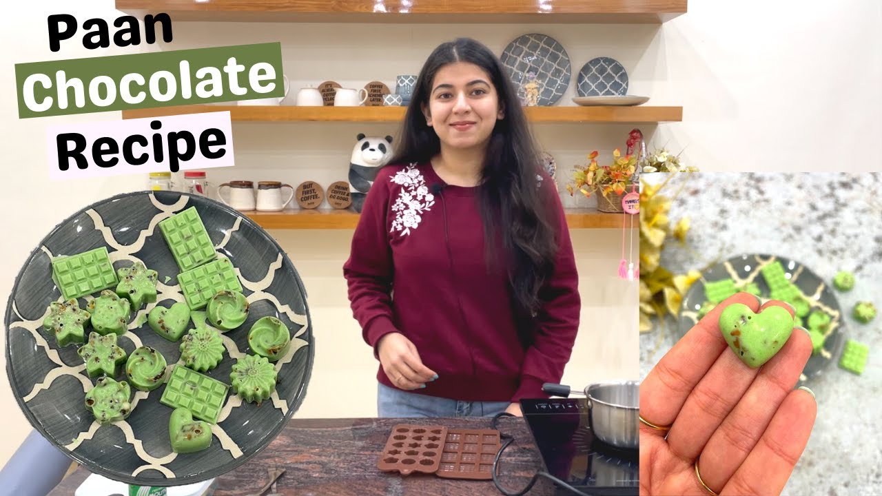 Paan Chocolate Recipe | Make Paan Chocolate with me | Cute Mini Paan Chocolate in 10 Mins | Paan