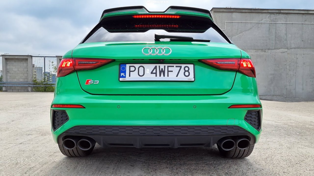 Audi S3 8Y 2.0 TFSI 310 Sound & Acceleration, Launch Control, Exhaust Sound