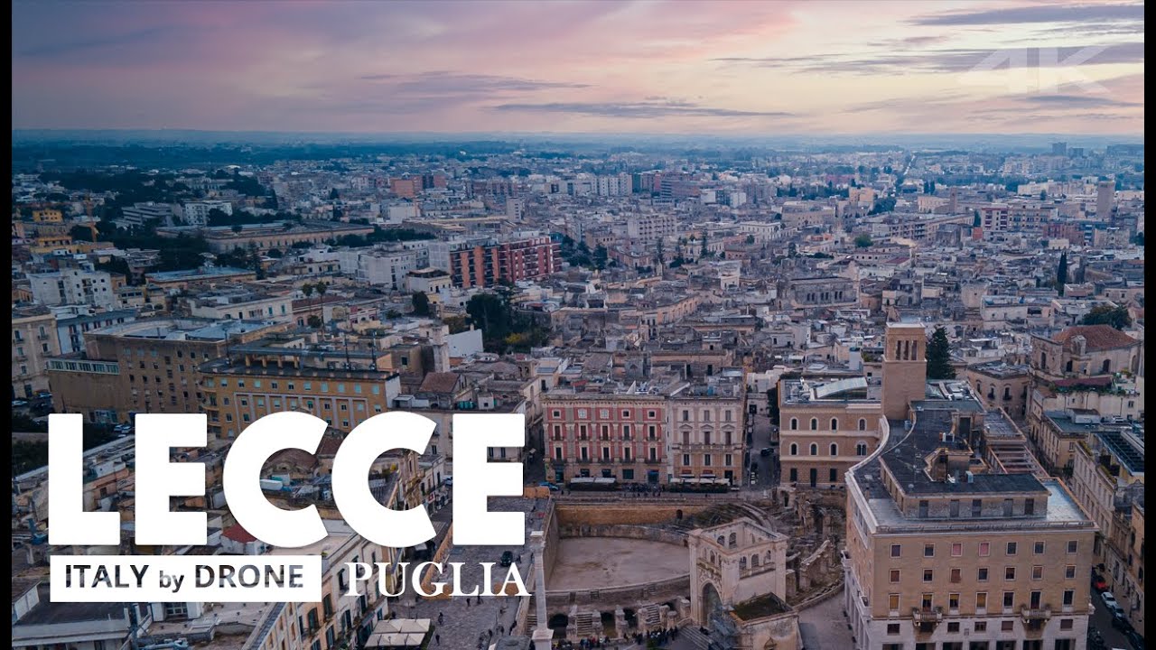 LECCE - Discover the Enchanting Beauty from Above | Italy by Drone [4K]