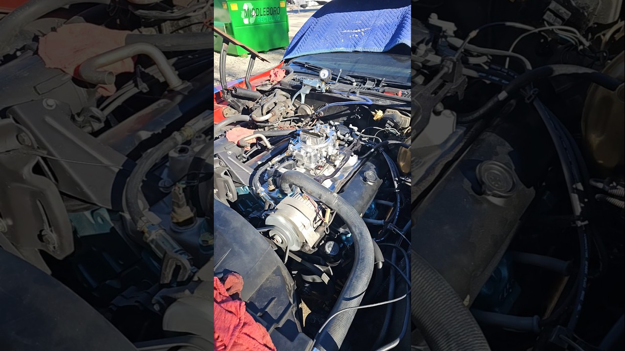 First full heat cycle on the Pontiac 350 underway