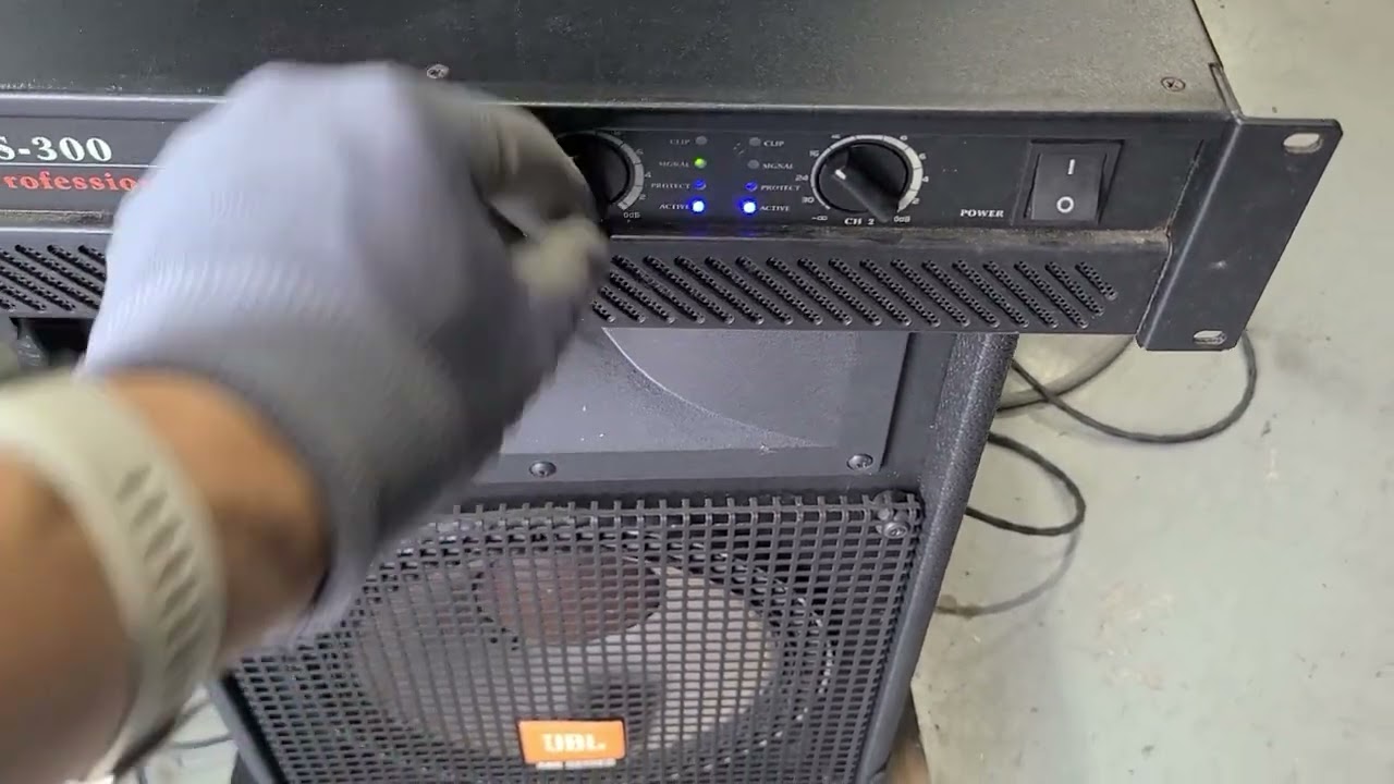 (Real)LS300 4옴 450W×2 파워앰프