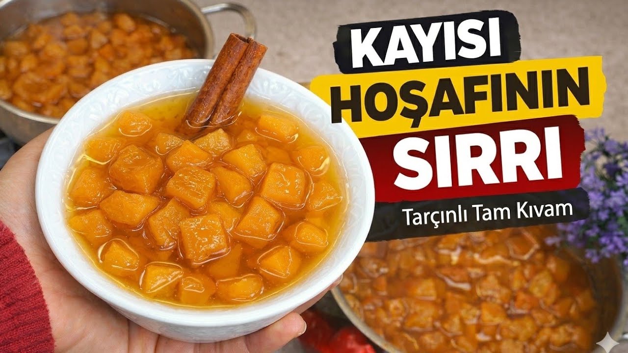 Kayısı Hoşafına 1 Parça Tarçın Attım! Sonuç İnanılmaz Oldu