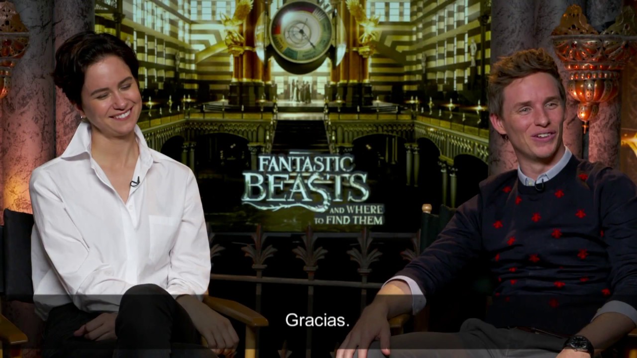 Entrevista a Eddie Redmayne y Katherine Waterstone - Animales Fantásticos