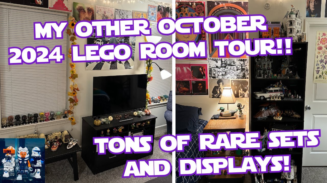 My (Other) October 2024 LEGO Room Tour!! Tons of Rare LEGO Sets and Displays!