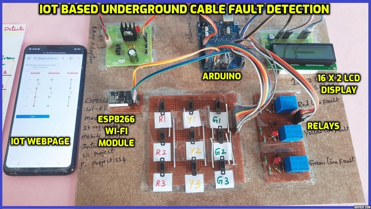 Arduino Based Underground Cable Fault Detection Using IOT