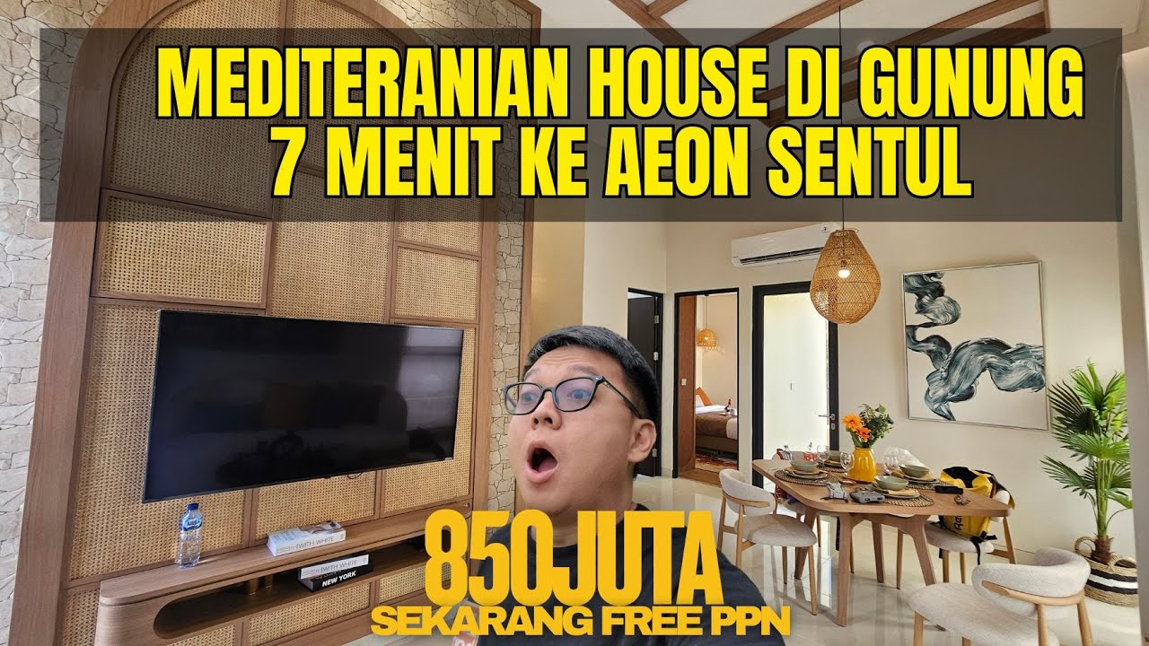 RUMAH BERGAYA MEDITERANIAN DI KAKI GUNUNG  7 MENIT KE AEON SENTUL