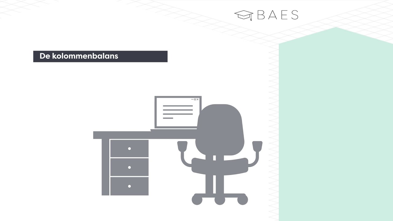 De kolommenbalans in de boekhouding - BAES Education