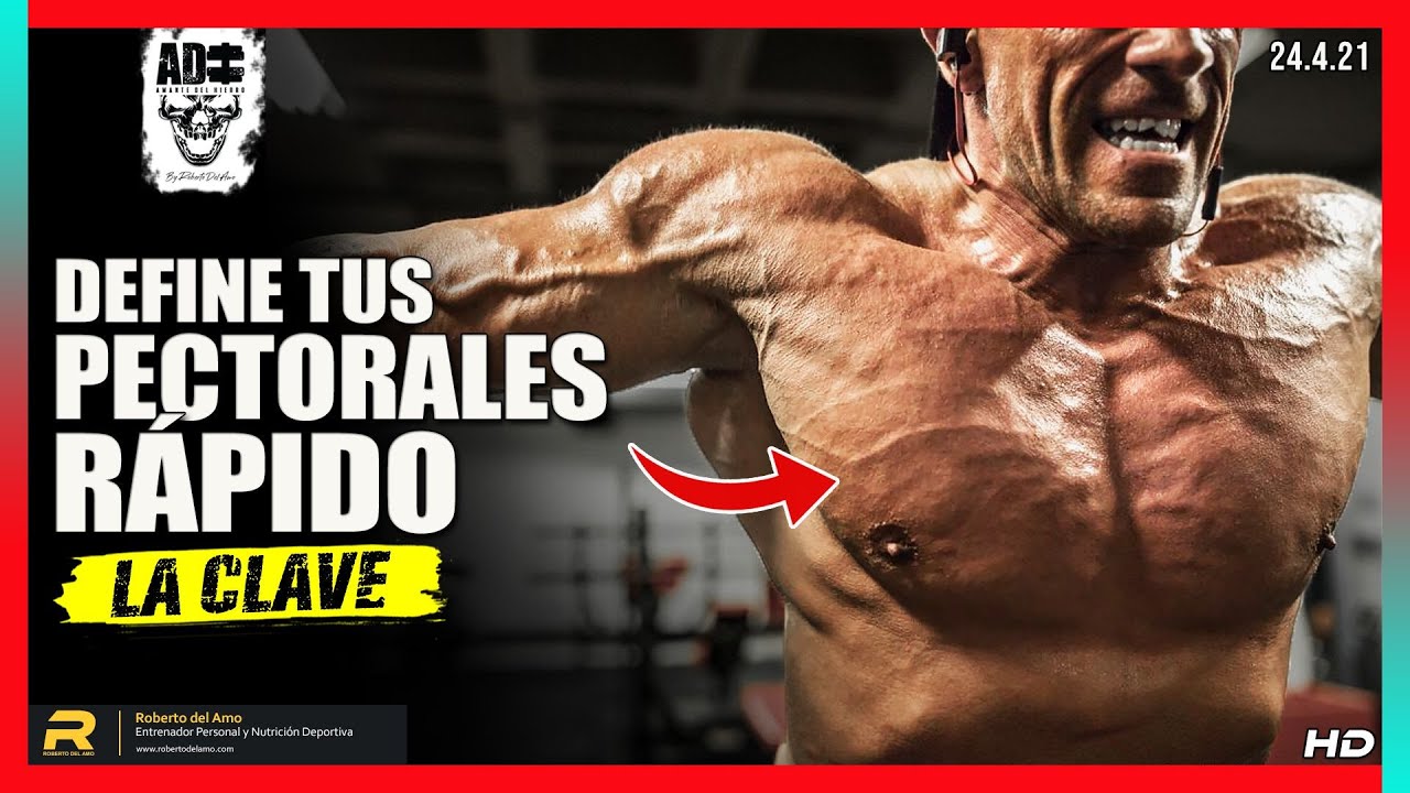 DEFINE TUS PECTORALES RÁPIDO ( sistema completo , series , repeticiones, descansos etc)