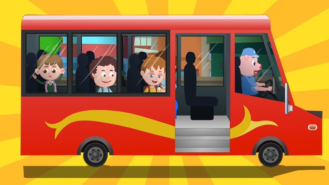 R&auml;der auf dem Bus | Kinderlieder | deutsche Kinder reimt | Nursery Rhymes | The Wheels On The Bus