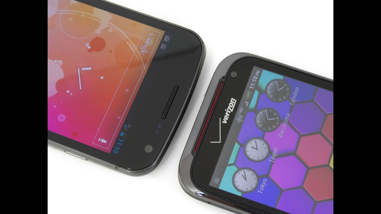 Verizon Galaxy Nexus против HTC Rezound