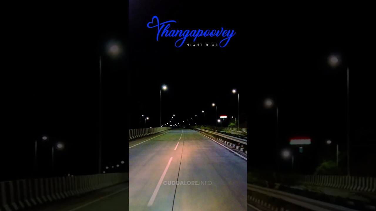 Thangapoovey 🌹 Ride With Bride | Night Ride #cuddalore #thangapoovey