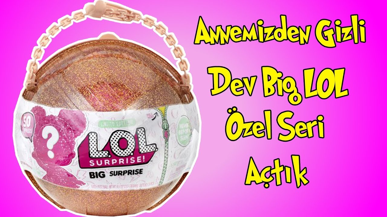 DEV LOL S&uuml;rpriz  Bebek Şakası!! | Annemden Gizli Lol Yumurtasını A&ccedil;tık! | Bid&uuml;nya Oyuncak