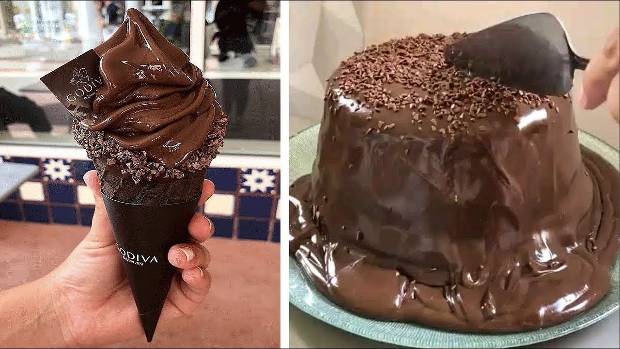 ICE CREAM | So Yummy Chocolate Ice Cream | Nutella Chocolate Cakes Are Very Creative And Tasty #3