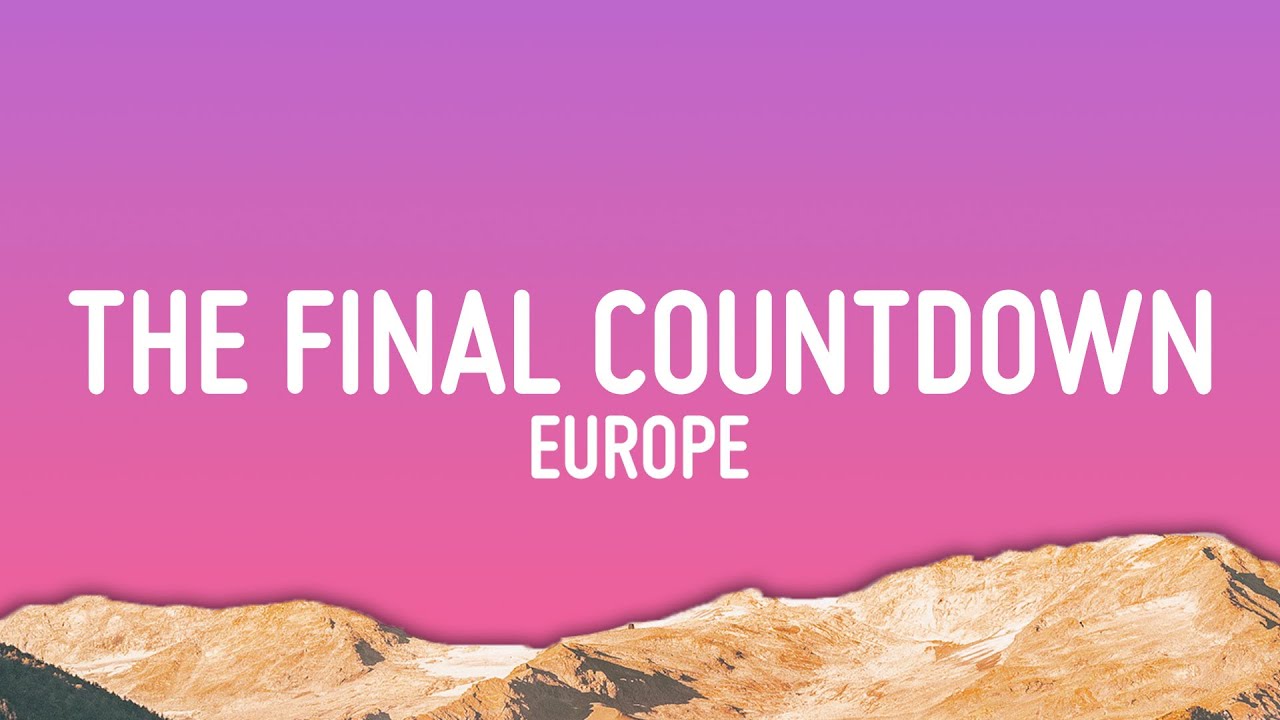 Europe - The Final Countdown (Lyrics)