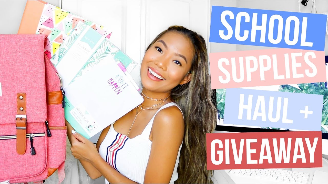 Back to School Supplies Haul + GIVEAWAY 2017 || Farina Aguinaldo