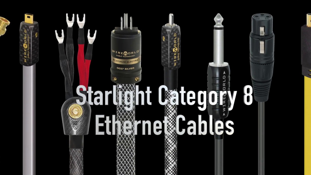 Here is David Salz from Wireworld Pro Audio on the Starlight Cat 8 Ethernet cable.