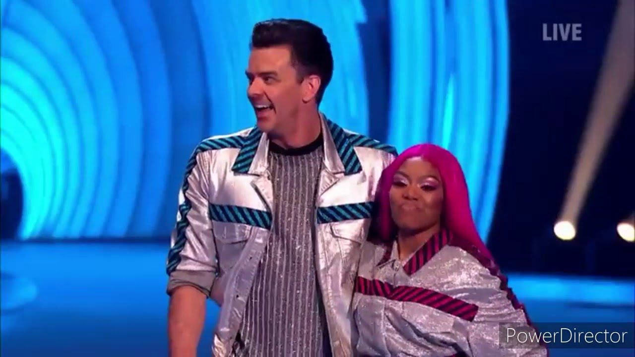 Lady Leshurr and Brendyn Hatfield skating in Dancing on Ice (17/1/21)