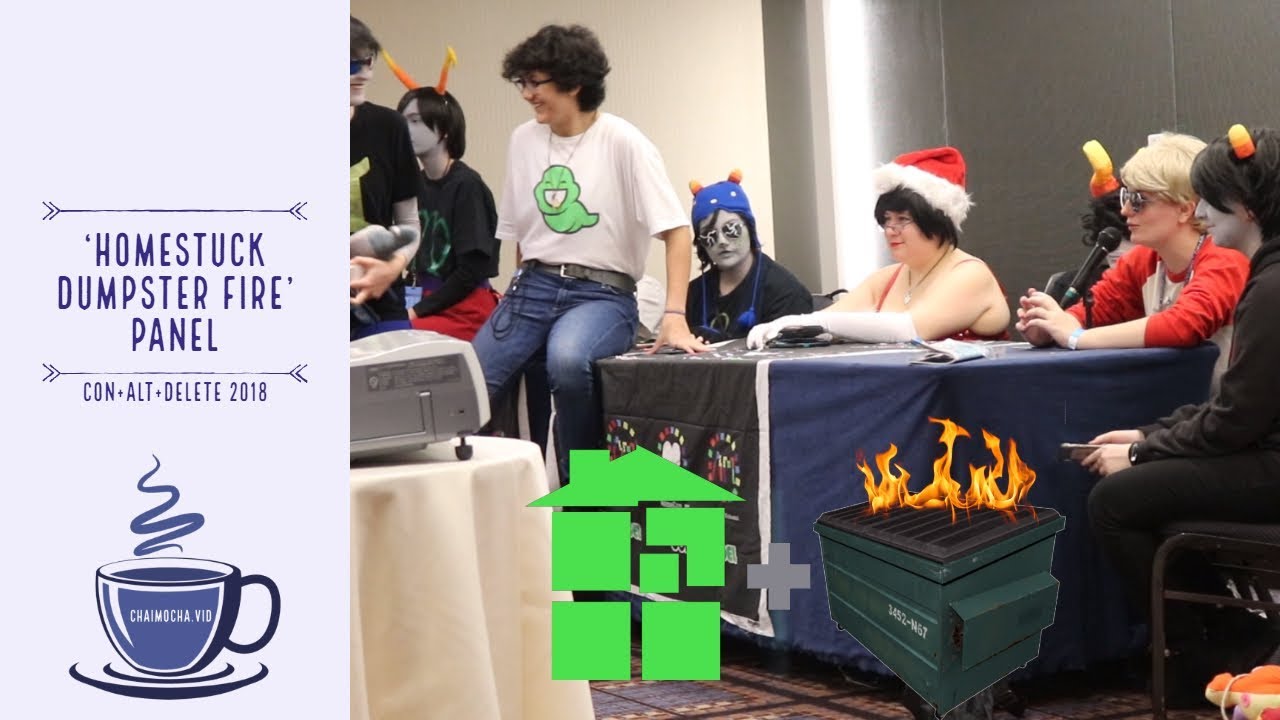 'Homestuck Dumpster Fire' Panel || Con+Alt+Delete 2018