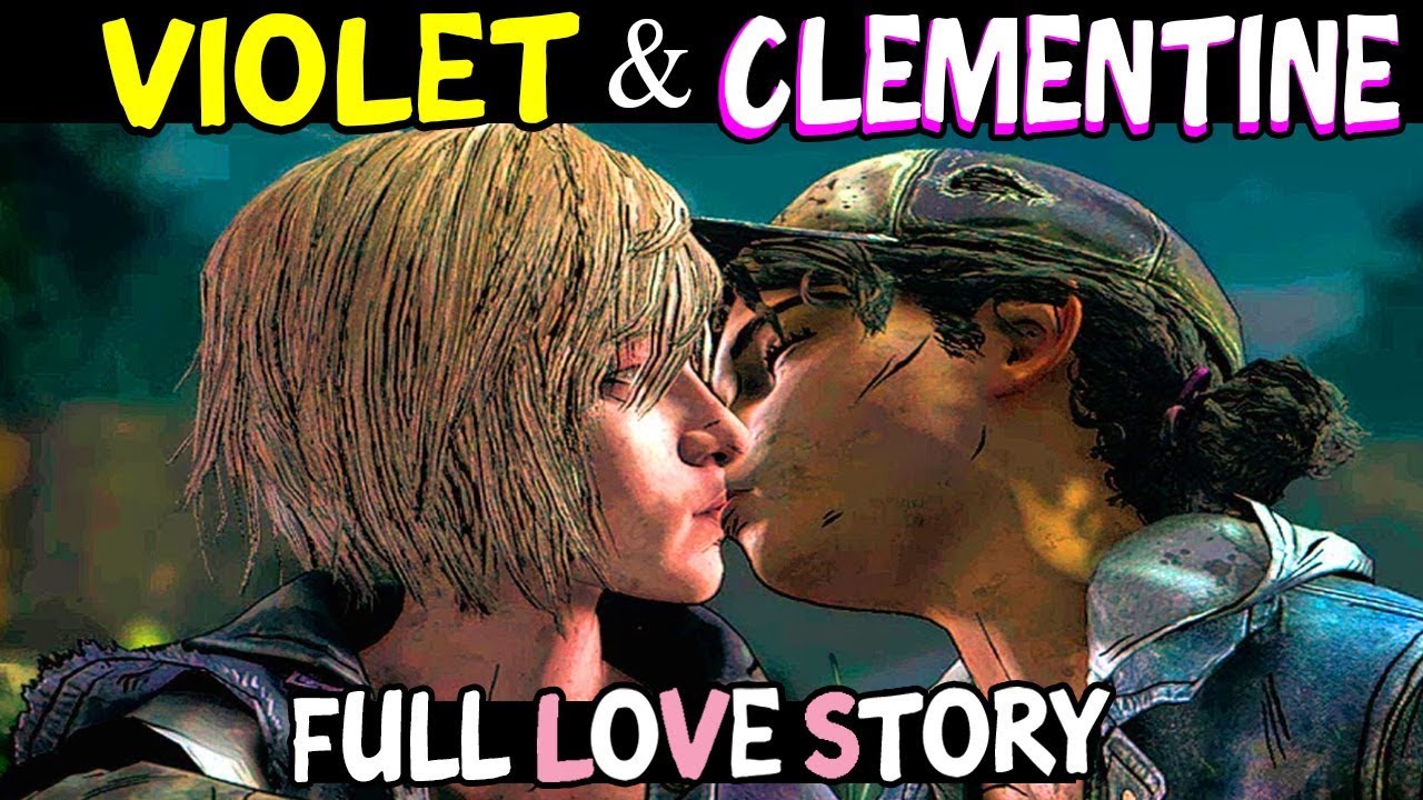 Violet & Clementine (FULL LOVE STORY) The Walking Dead The Final Season Episodes - Violet Romance
