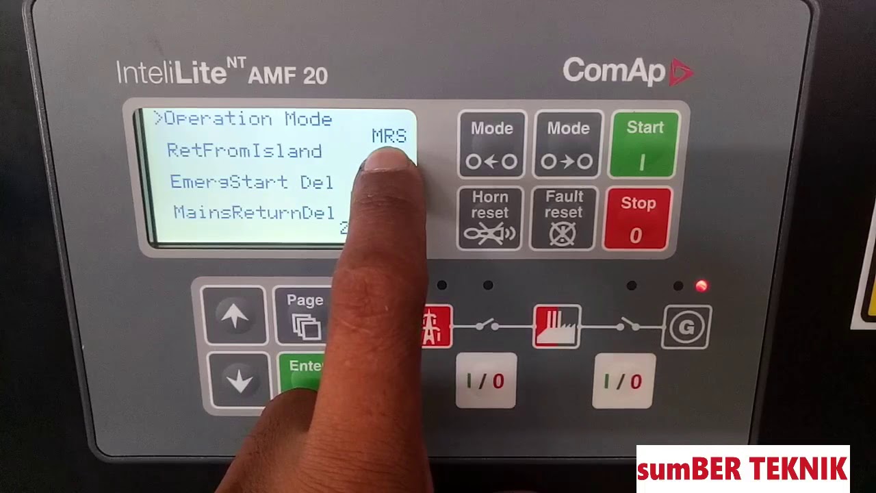 CARA SETTING MODUL COMAP IL NT AMF 20 DARI AMF KE REMOT START