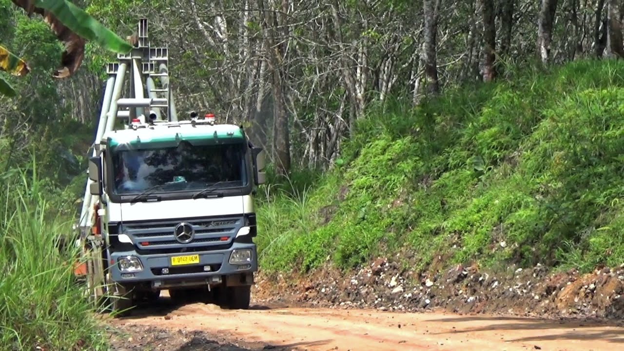 Moving rig pdsi Pertamina, mobilisasi Transport PT RIL Ridho Indonesia Logistik di jalur yang terjal