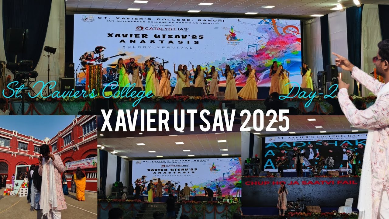  Xavier utsav 2025 (Day 2) 😍...St.Xavier's College, Ranchi...College fest...#xavierutsav #2025 #fest