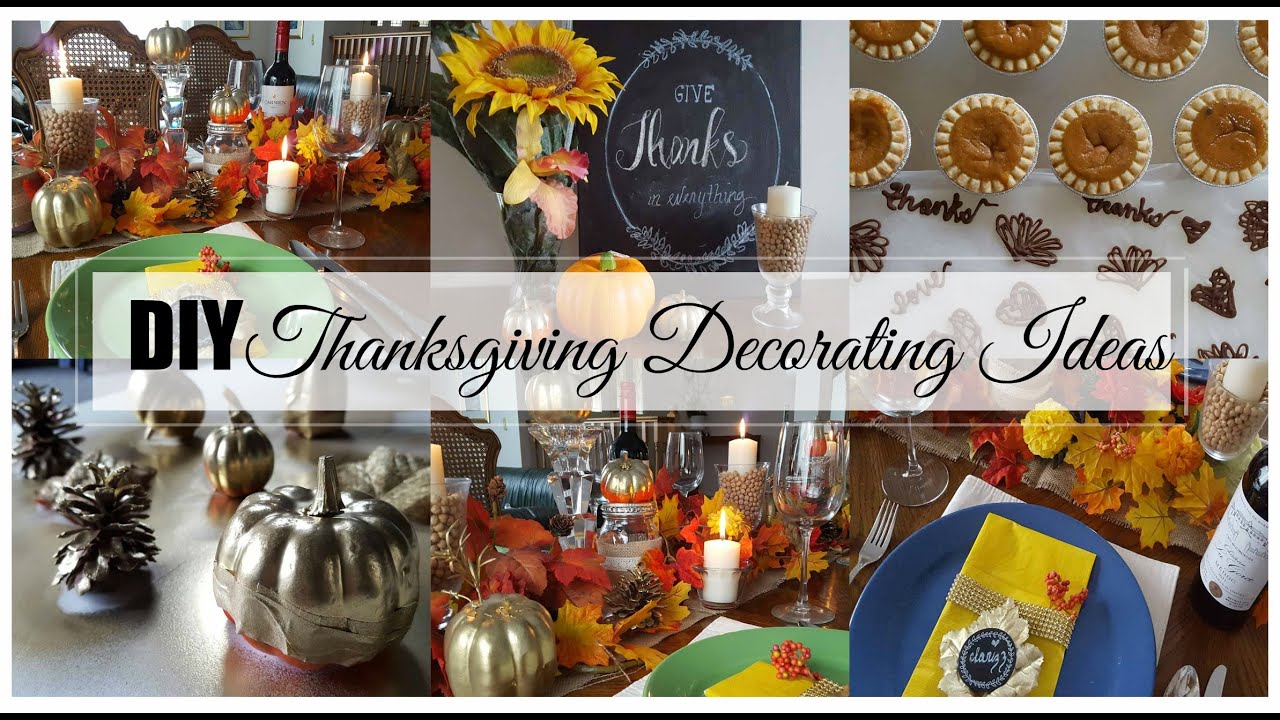 Easy Thanksgiving Decorating Ideas -  Dollar Store Goodies!