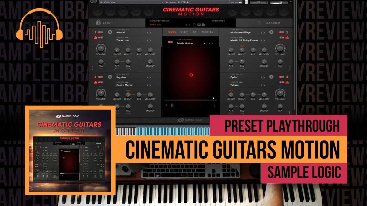 Preset Playthrough: Cinematic Guitar Motions by Sample Logic