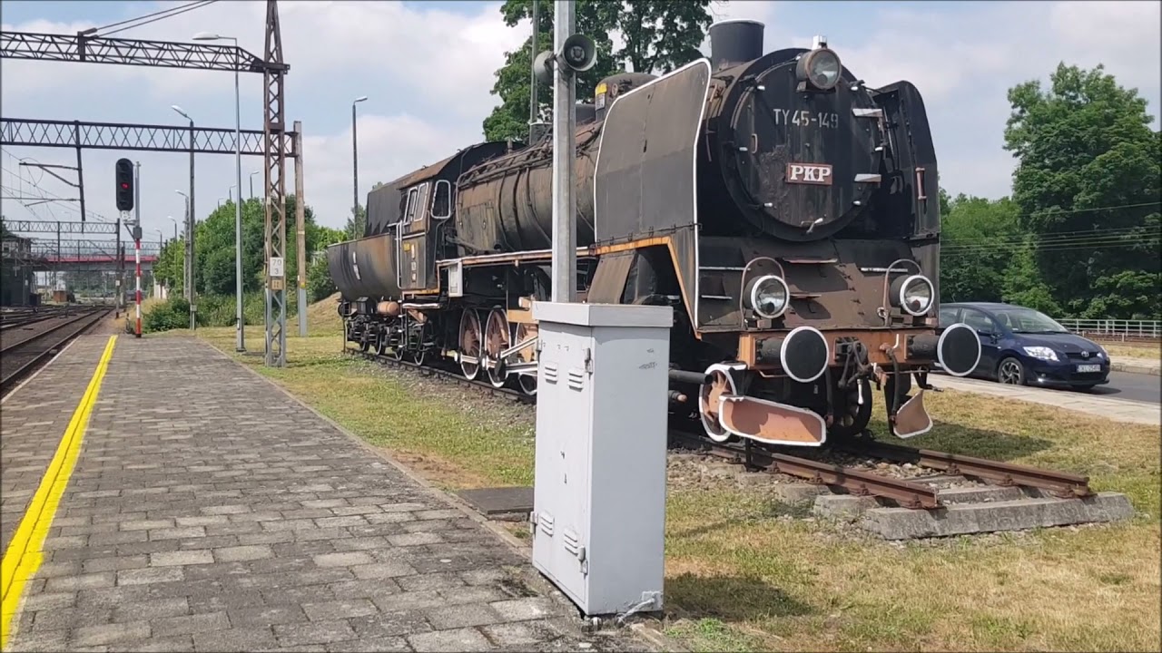 Bahnhof Kluczbork (Kreuzburg) in Polen im Juni 2021